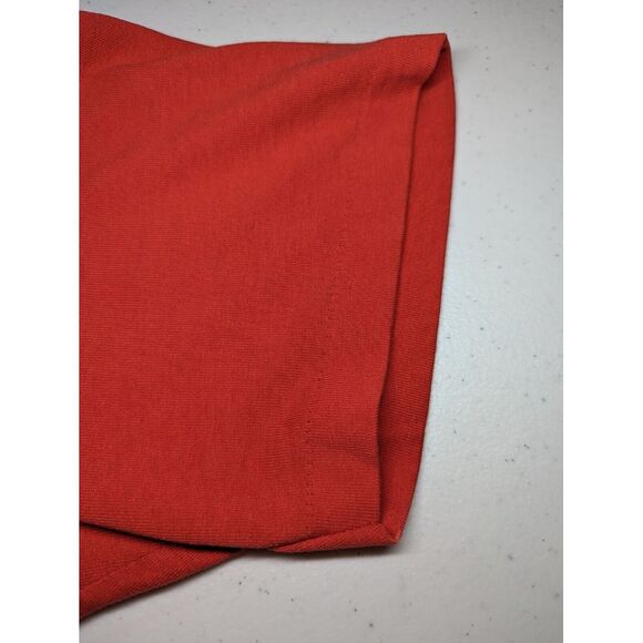 Vintage 1990 London Paris Rome Roswell T Shirt‎ Red Oneita Size L 42-44 GA USA - Picture 8 of 13